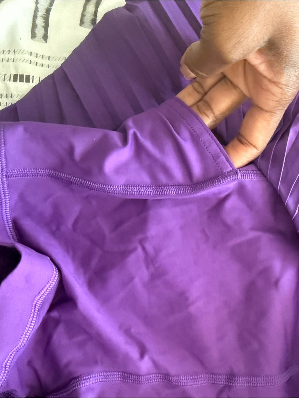Purple Lululemon tennis skirt - Picture 6 of 8